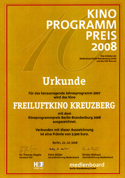 Programmpreis 2008